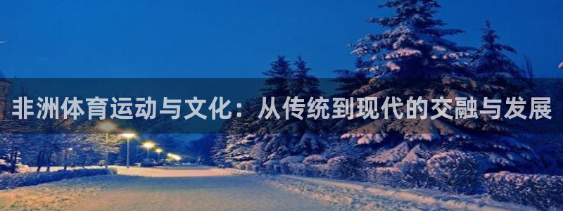 非洲体育运动与文化：从传统到现代的交融与发展